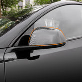 Model Y Πλαϊνό κάλυμμα καθρέφτη πόρτας (Carbon Fiber Pattern ABS) (1 ζεύγος) (2020-2024)